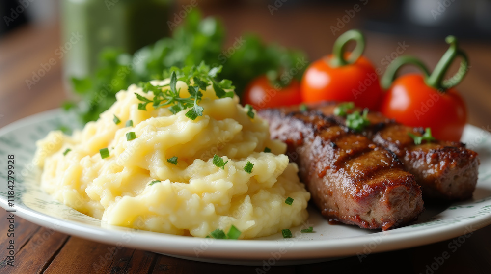 mashed potatoes with vegtables and meat mashed potatoes with vegtables and meat