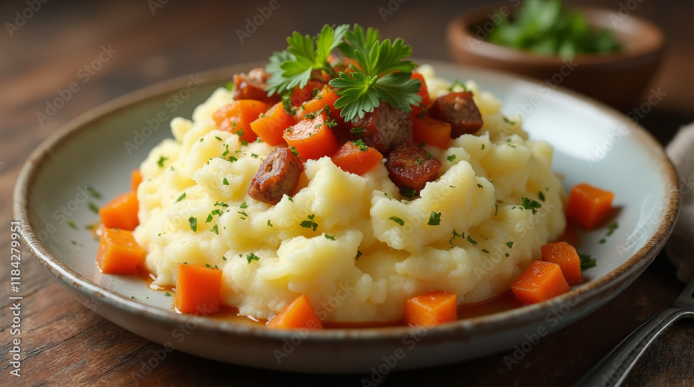 mashed potatoes with vegtables and meat mashed potatoes with vegtables and meat