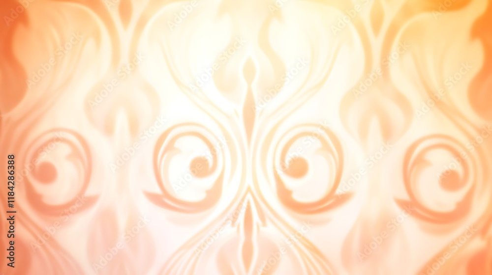 Abstract Orange Swirls Elegant Background Design Abstract Orange Swirls Elegant Background Design