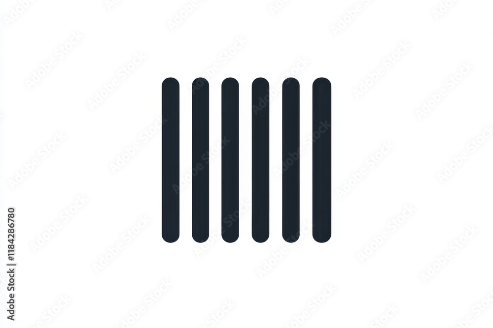 Intriguing pattern of vertical lines creating a minimalist art piece in monochrome tones Intriguing pattern of vertical lines creating a minimalist art piece in monochrome tones