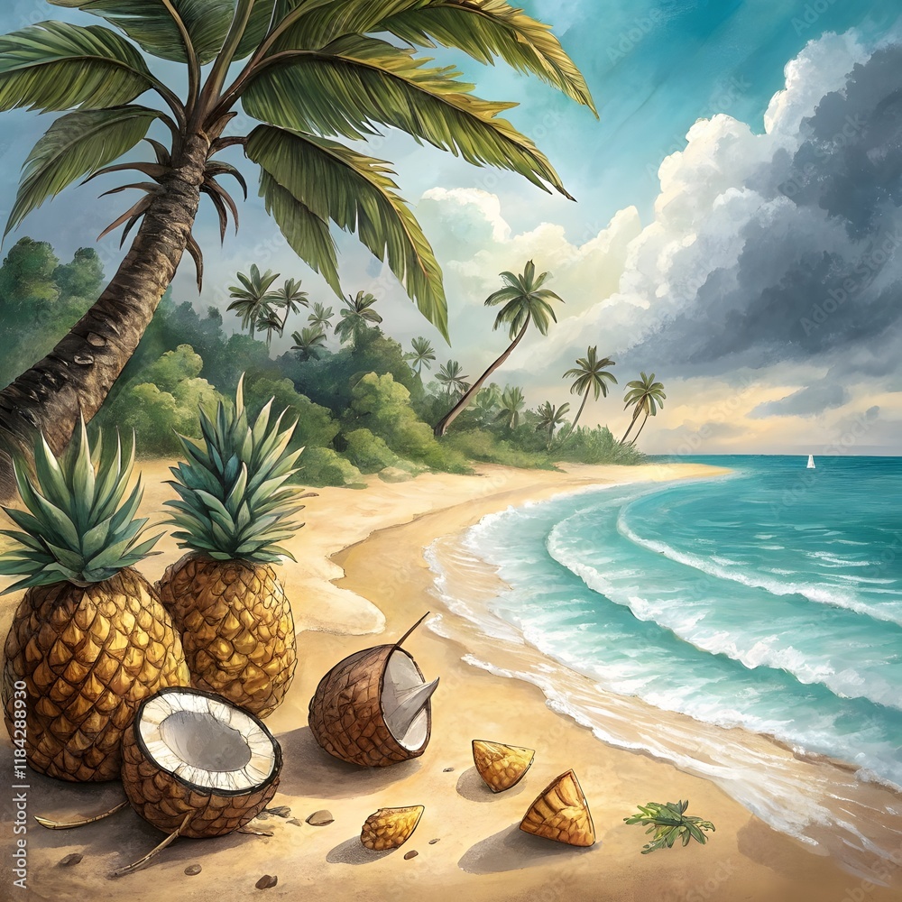 Obraz premium beach scene
