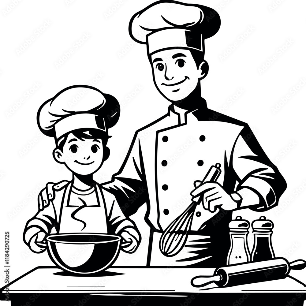 Adult Cooking Vector Black Silhouette Cricut Design for T-Shirt Adult Cooking Vector Black Silhouette Cricut Design for T-Shirt