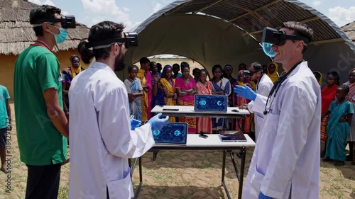 Innovative healthcare demonstration for rural communities in Africa using advanced technology