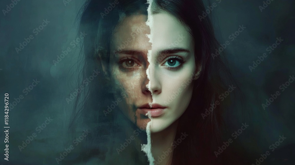 Exploring mental health struggles in a woman facing multiple psychological conditions.