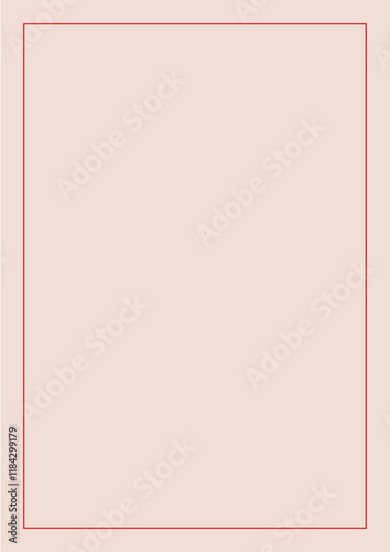 Clean a4 size colorful notes paper template
