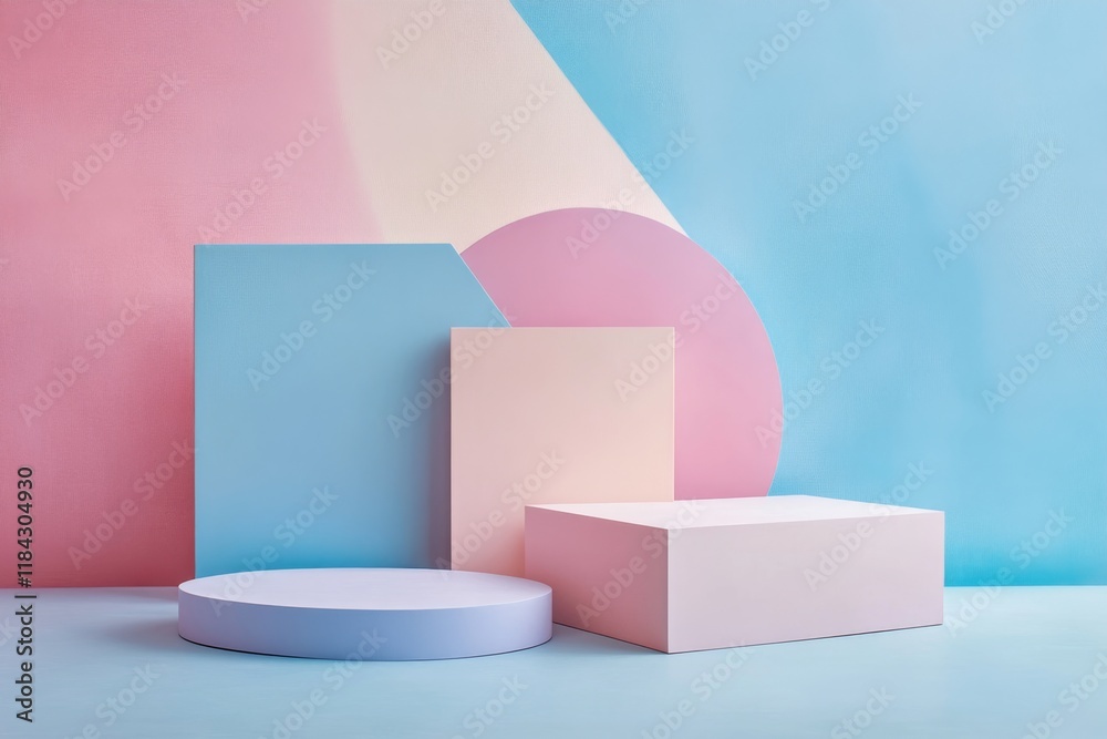 Pastel Geometric Overlap Artistry Pastel Geometric Overlap Artistry