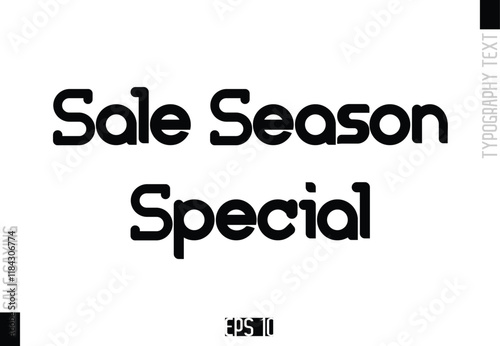 Sale Season Specia Sale Template Design Banner Typography Text