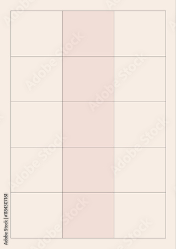 Clean a4 size colorful notes paper template