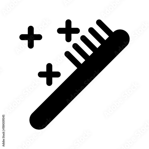 Toothbrush icon template