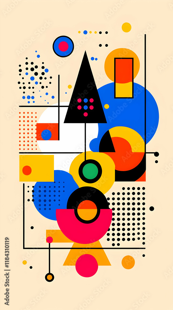 Fototapeta premium Abstract Geometric Illustration
