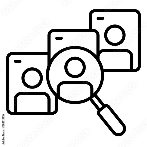 Recruitment icon for prospective employees