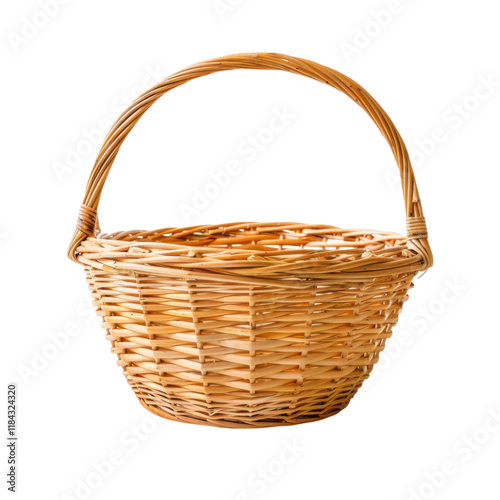 empty wicker basket photo