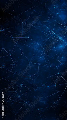 Abstract Blue Network Background