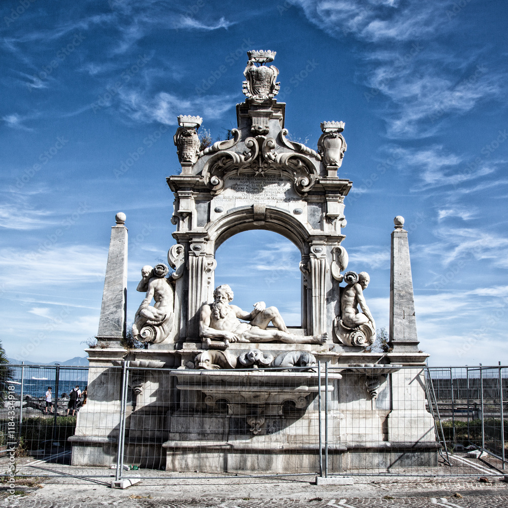 Fototapeta premium Fontane di napoli
