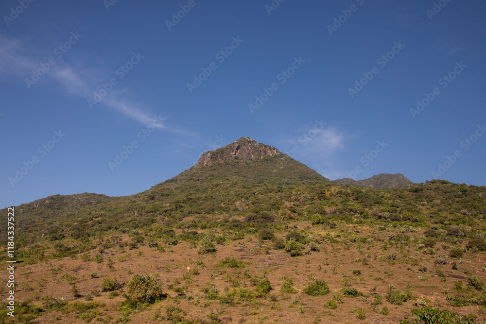 Monte Picacho is a sacred mountain in Teotitlan del Valle in the Oaxaca Valley in Mexico. Monte Picacho is a sacred mountain in Teotitlan del Valle in the Oaxaca Valley in Mexico.