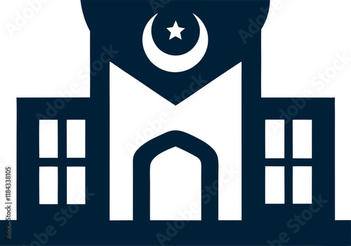 Islamic illustration of a building