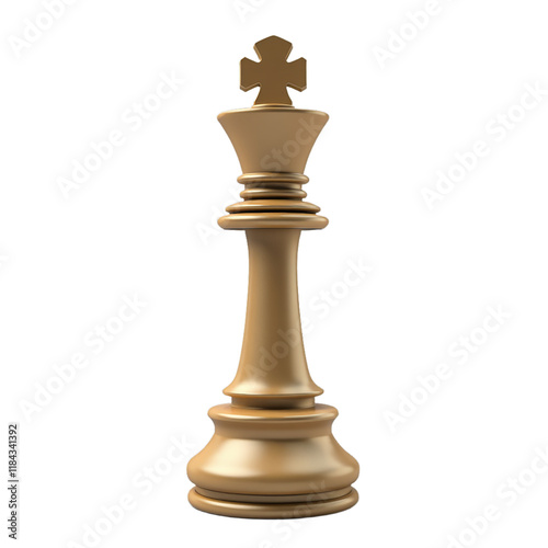 The king piece in the game of chess photo