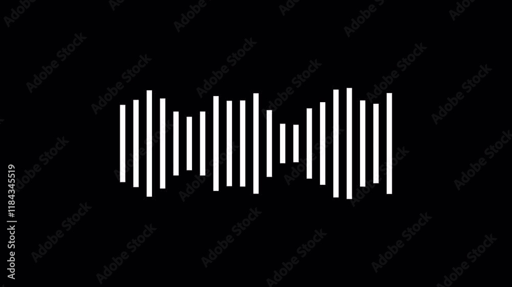 4K Animated Sound Waveform Spectrum for Podcast Microphone with Alpha Channel , Voice Chat, Voice Mail and Speech Wave Animation.
4K Animated Sound Waveform Spectrum for Podcast Microphone with Alpha Channel , Voice Chat, Voice Mail and Speech Wave Animation.