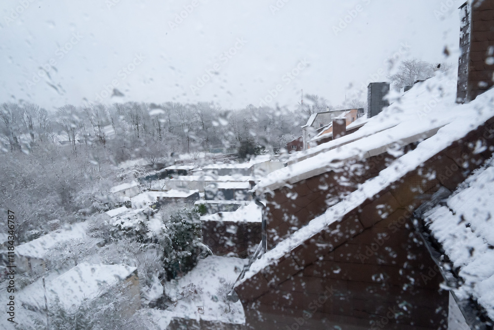 Snow and winter in Bochum