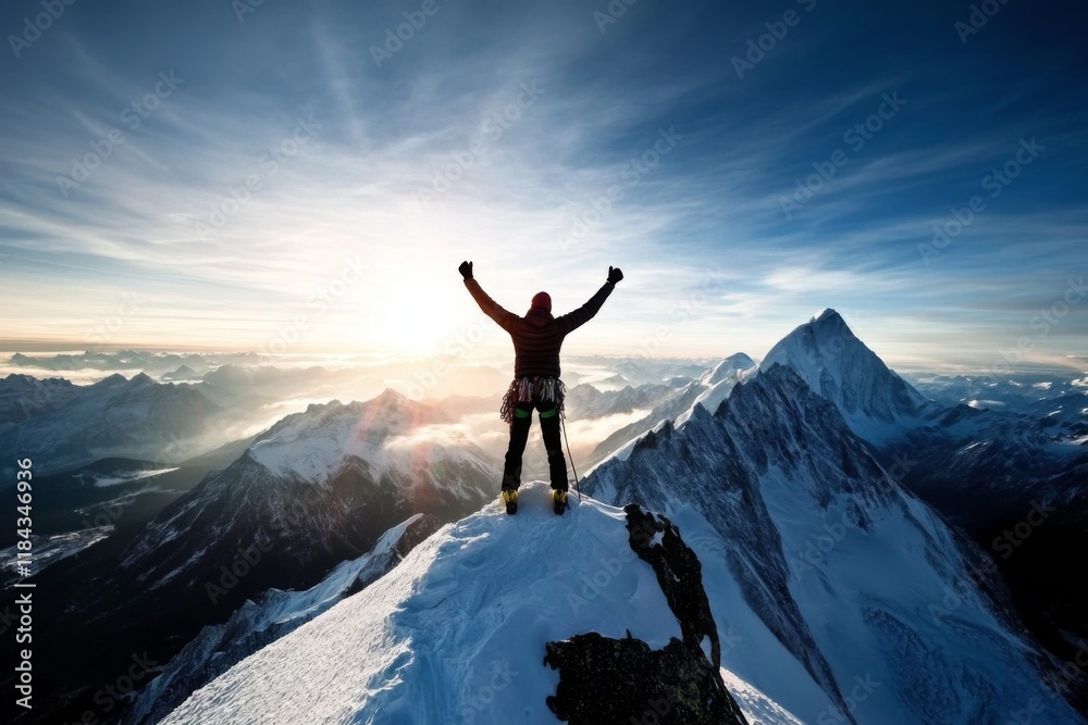 Overcoming Obstacles: The Joy of Achieving Goals on a Mountain Peak