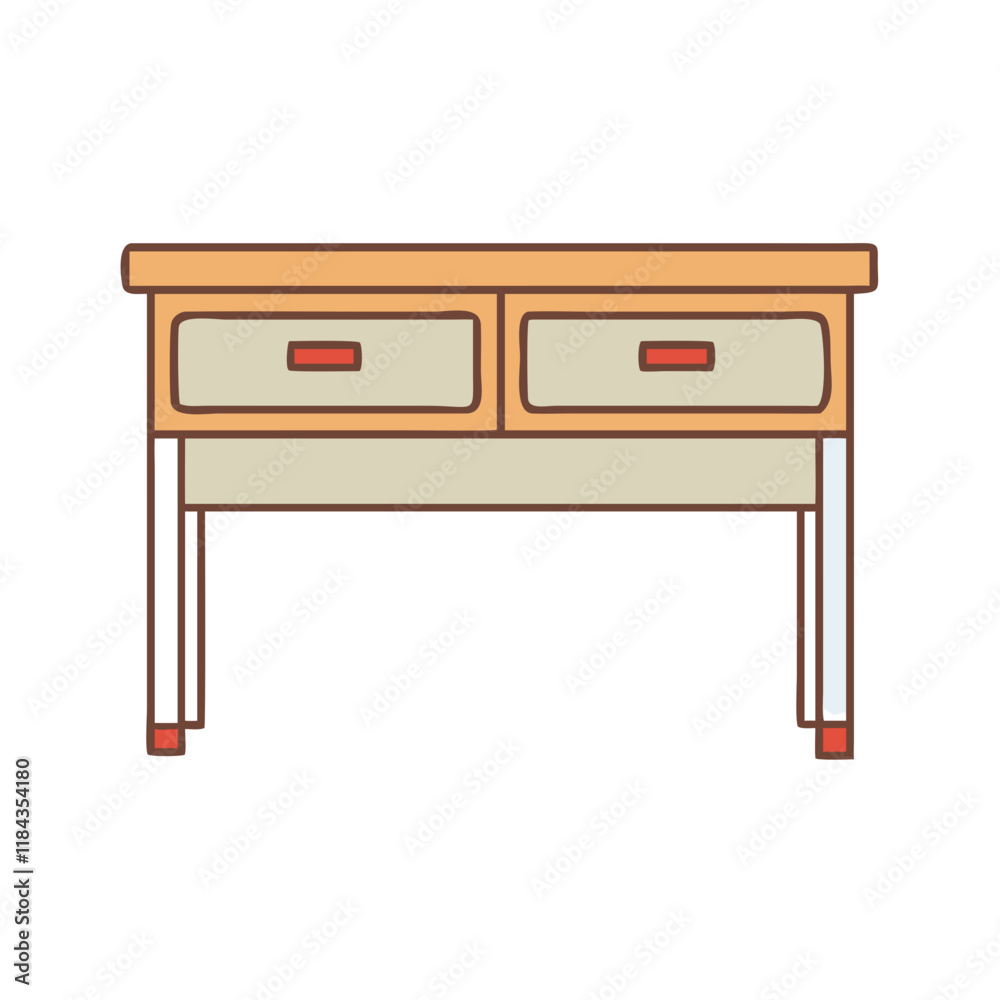 console table vector icon, furniture vector illustration - simple illustration of console table perfect for logos, and furniture-themed designs. console table vector icon, furniture vector illustration - simple illustration of console table perfect for logos, and furniture-themed designs.