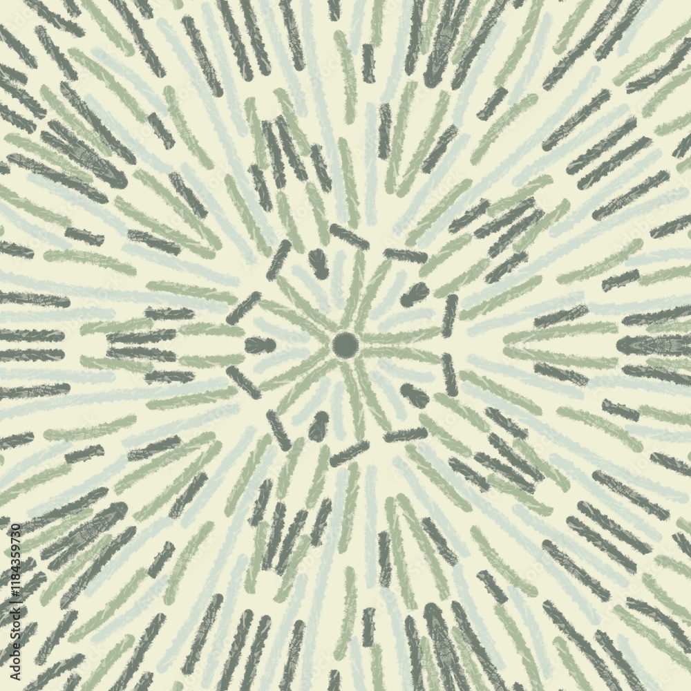 Obraz premium abstract background Abstract green striped pattern inspired by wood texture. Perfect for minimalist interior designs or as a calming backdrop