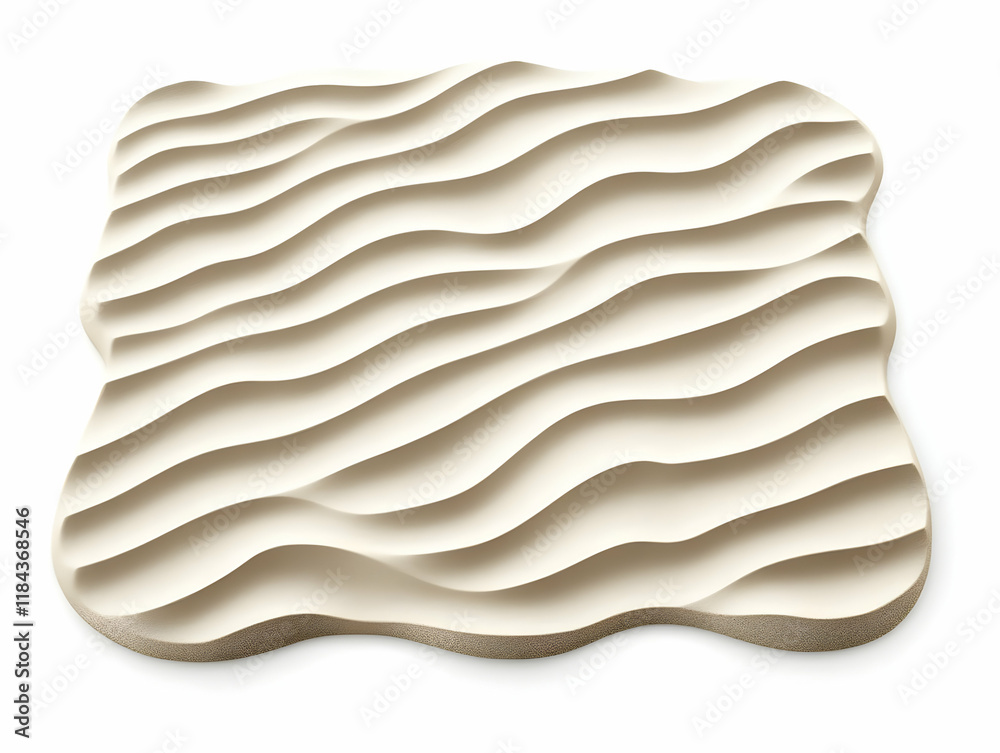 Creamy Wave Abstract 3D Background Creamy Wave Abstract 3D Background