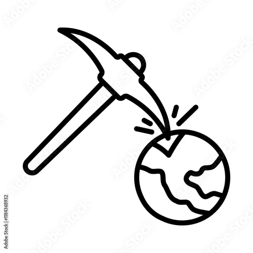 Geologist Icon Design