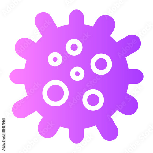 bacteria gradient icon