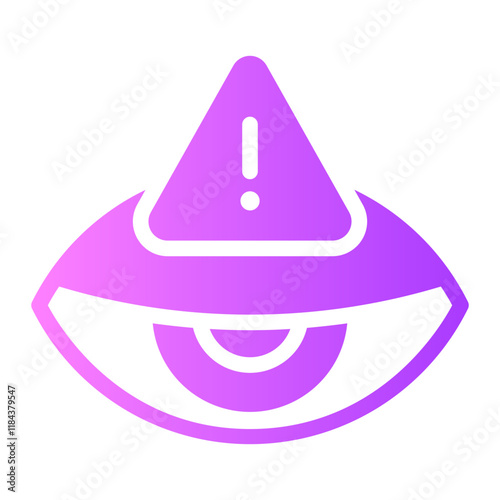 drowsiness gradient icon
