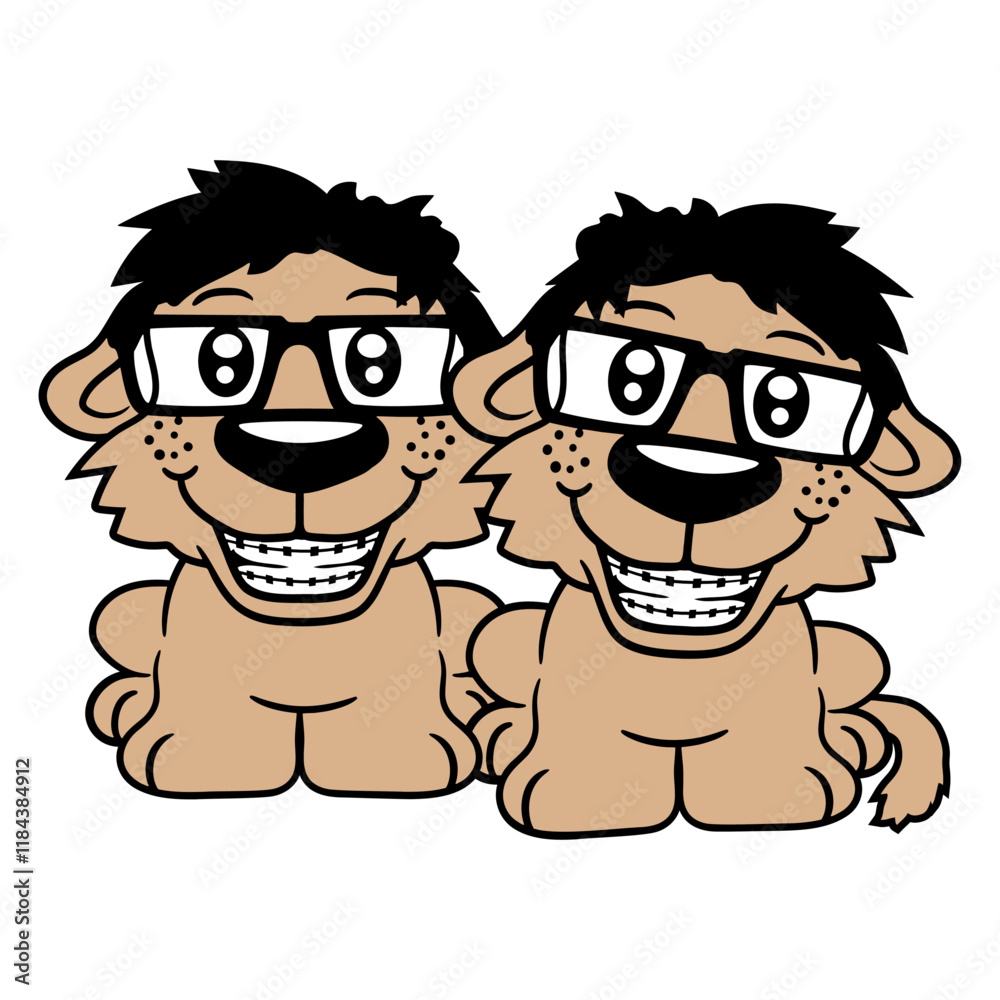 2 Dog Nerds Horn-Rimmed Glasses Geek Braces Smart Design Lover Art Vector Illustration Card T-Shirt Poster Sticker Graphic Print Decorative Drawing Isolated Logo Decoration Symbol Creative Cool Style
2 Dog Nerds Horn-Rimmed Glasses Geek Braces Smart Design Lover Art Vector Illustration Card T-Shirt Poster Sticker Graphic Print Decorative Drawing Isolated Logo Decoration Symbol Creative Cool Style