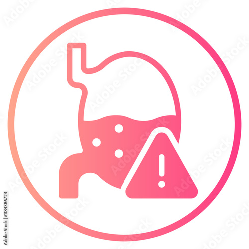 stomach gradient icon