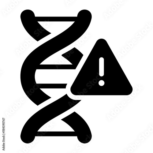 dna glyph icon