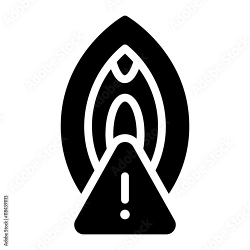 vagina glyph icon