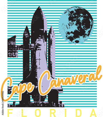 Cape Canaveral, Florida: Space Launch Site Graphic Design