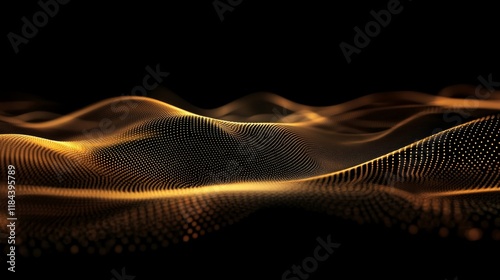 Wallpaper Mural Abstract vector background with flowing parts Torontodigital.ca