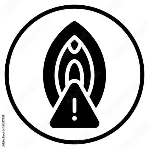 vagina glyph icon