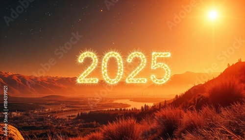 2025 New Year wallpaper