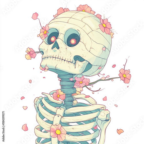 Mummy illustration isolated on white background
