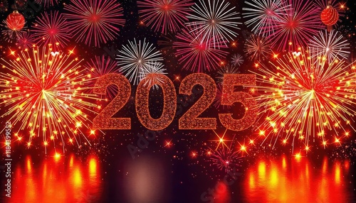 2025 New Year wallpaper