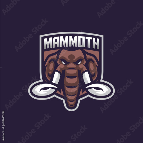 Mammoth Mascot Logo Template