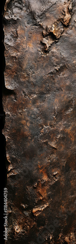Wallpaper Mural Brown abstract background. Dark teak rock texture. Brown stone surface with copy space for design. Torontodigital.ca