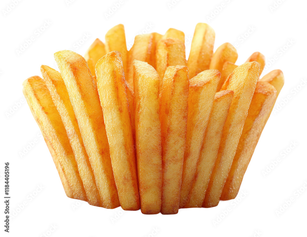 Crispy french fries delight kitchen table food minimalist setting top-down perspective gourmet snack isolated on transparent background png Crispy french fries delight kitchen table food minimalist setting top-down perspective gourmet snack isolated on transparent background png