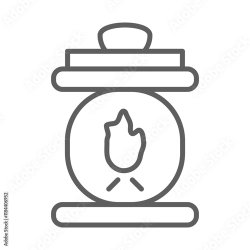 Smelting Furnace Icon Design