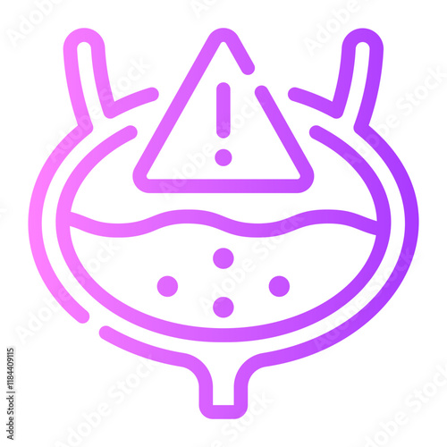cystitis gradient icon