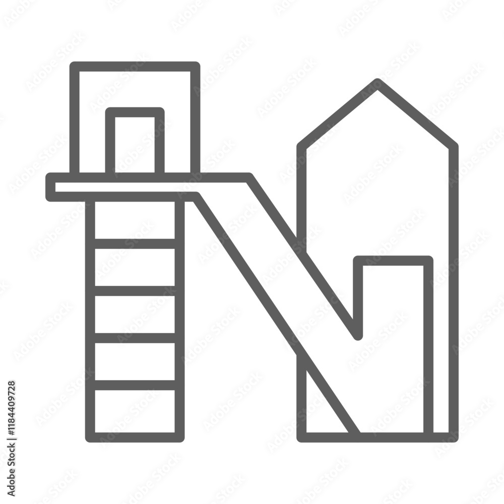 Mining Shaft Elevator Icon Design Mining Shaft Elevator Icon Design
