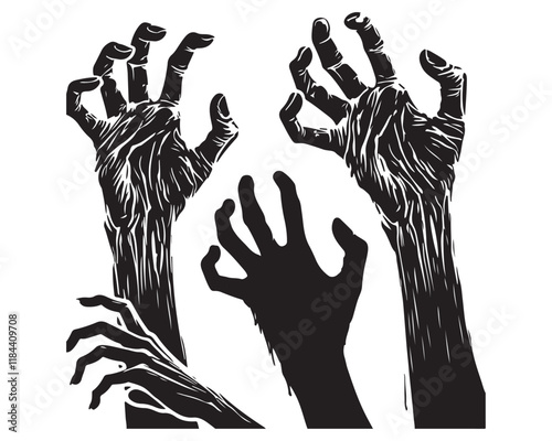 creepy zombie hands 4.eps