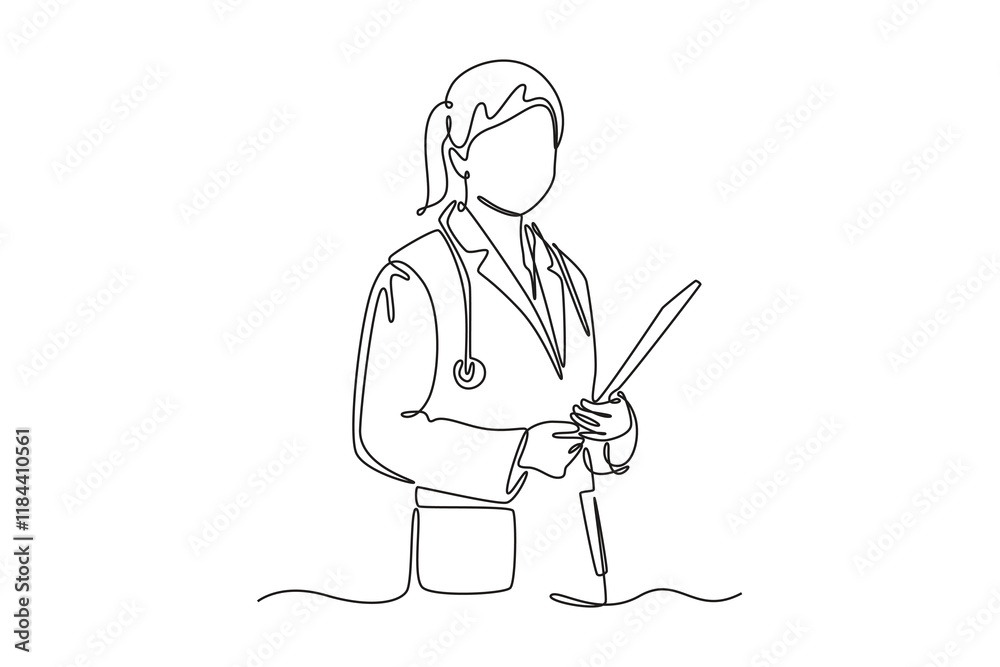 Medical professional Concept. Single line draw design. Full length animation illustration. High quality 4k footage. Medical professional Concept. Single line draw design. Full length animation illustration. High quality 4k footage.