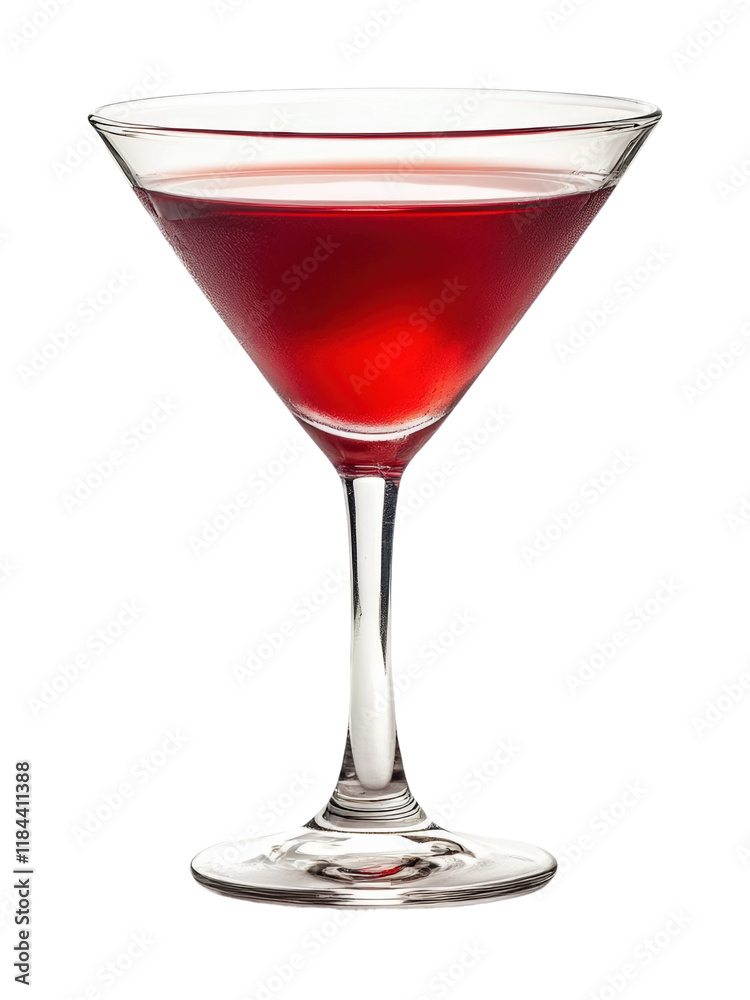 Elegant red cocktail glass on high fidelity drink studio setting aesthetic presentation isolated on transparent background png Elegant red cocktail glass on high fidelity drink studio setting aesthetic presentation isolated on transparent background png