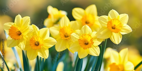 Vibrant yellow flowers bloom beautifully in spring, showcasing the essence of the season. These yellow flowers create a stunning display, perfect for capturing the spirit of springtime.